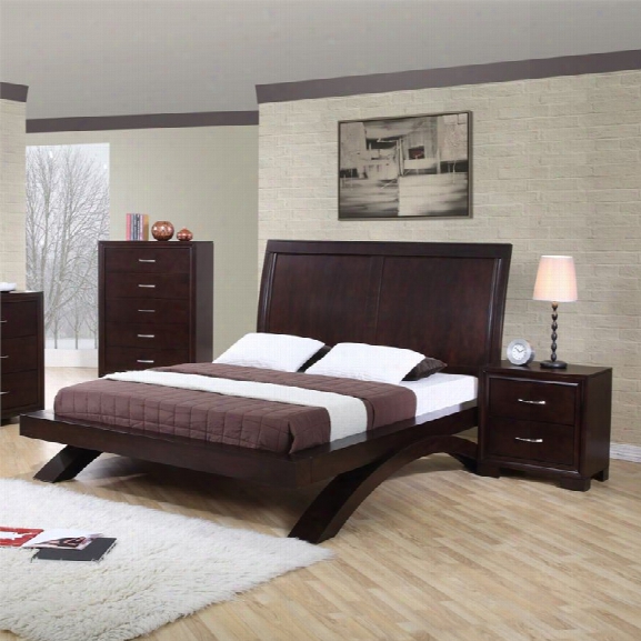 Picket House Furnishings Zoe 3 Piece Queen Bedroom Set In Espresso