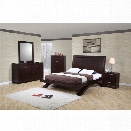 Picket House Furnishings Zoe 6 Piece King Bedroom Set in Espresso