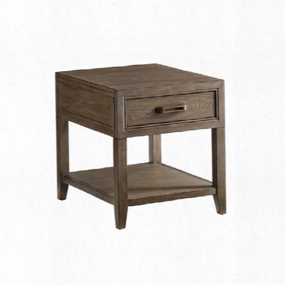 Tommy Bahama Cypress Point End Table In Gray