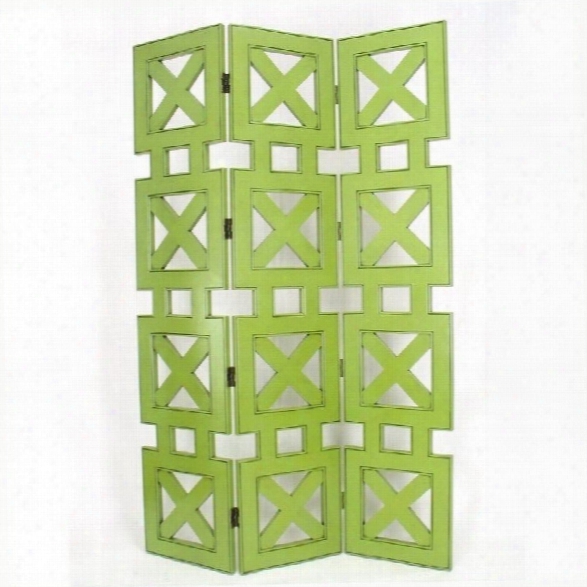 Wayborn Hunter Room Divider In Green