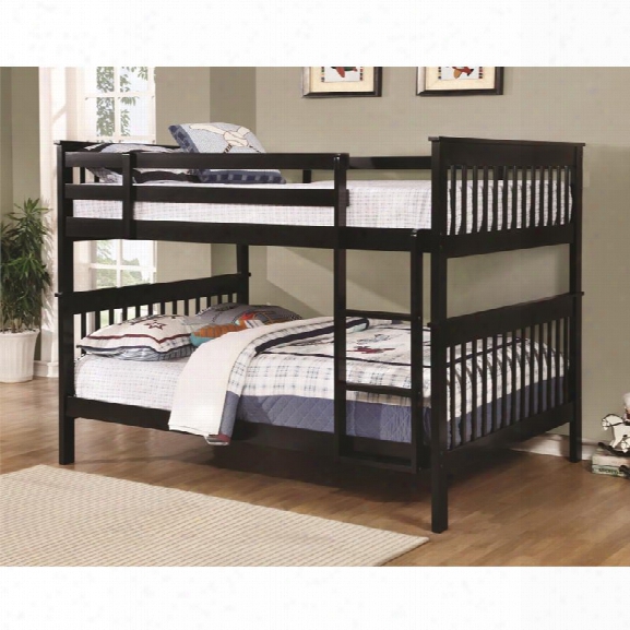 Coaster Full Over Full Bunk Bed In Black