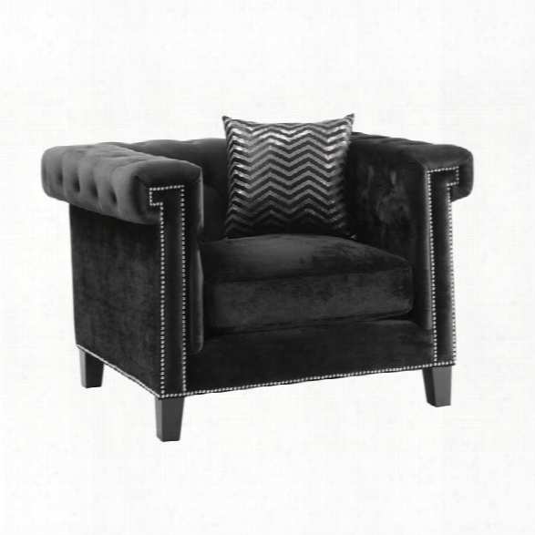 Coaster Reventlow Nailhea Dtrim Chair In Black