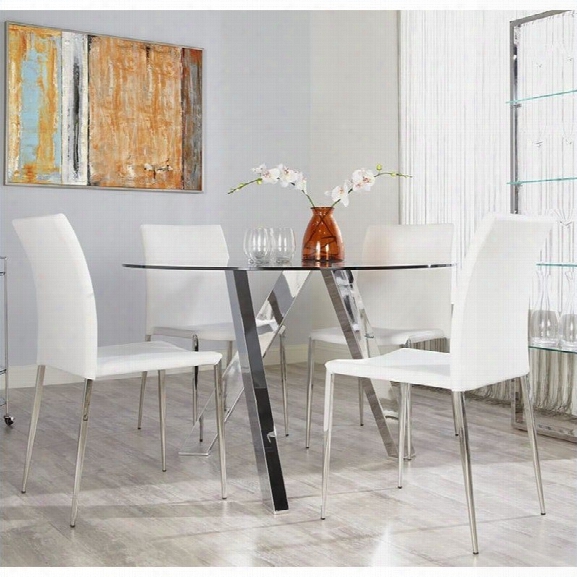 Eurostyle Fridrika Diana 5 Piece Dining Set