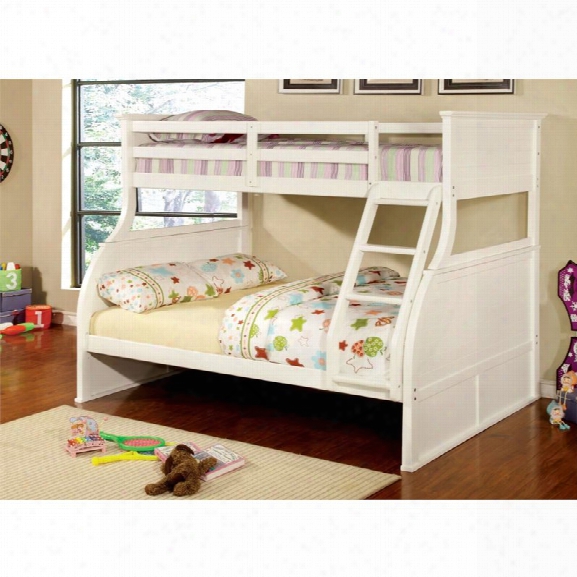 Furniture Of America Hicks Twin Over Full Bunk Bed In White