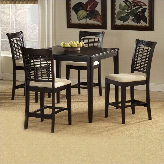 Hillsdale Bayberry 5 Piece Cherry Counter Height Dining Table Set