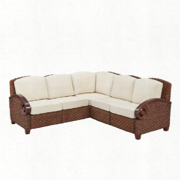 Home Styles Cabana Banana Iii L Shaped Sectional In Cinnamon