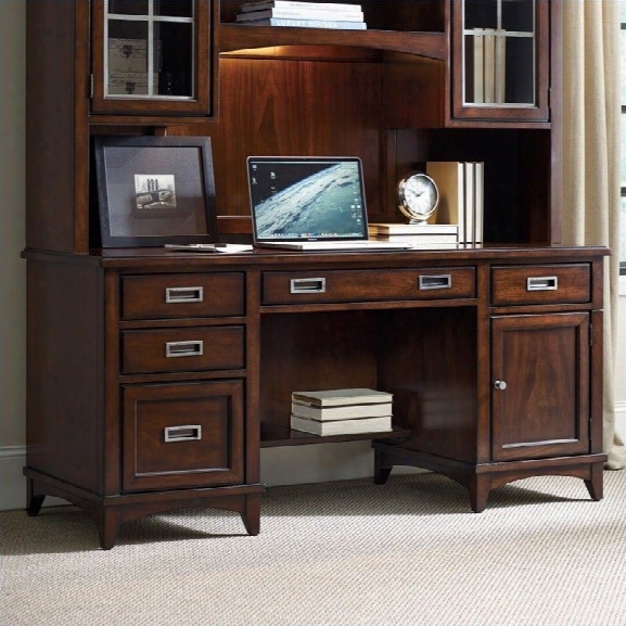 Hooker Furniture Latitude Computer Credenza In Walnut