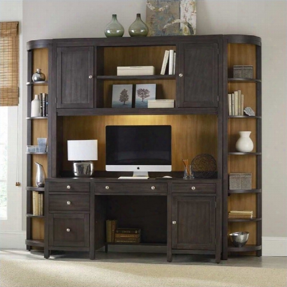 Hooker Furniture South Park 4 Piece Computer Credenza Set