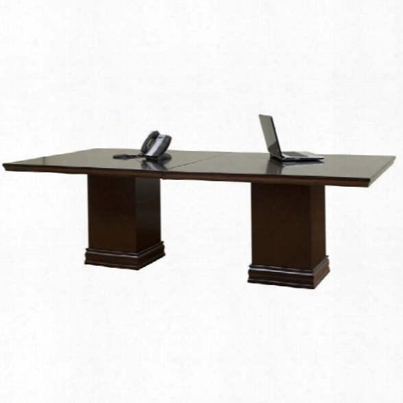 Kathy Ireland Home By Martin Fulton 48 Square Conference Table In Espresso