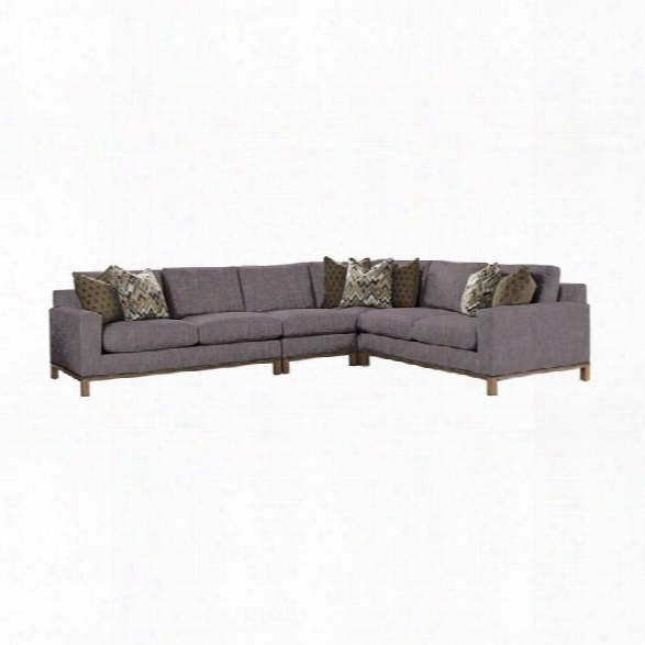 Lexington Shadow Play Chronicle Sectional In Plain Gray