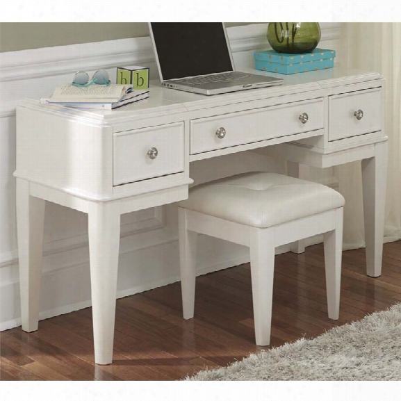 Liberty Furniture Stardust 2 Piece Bedroom Vanity Set In White