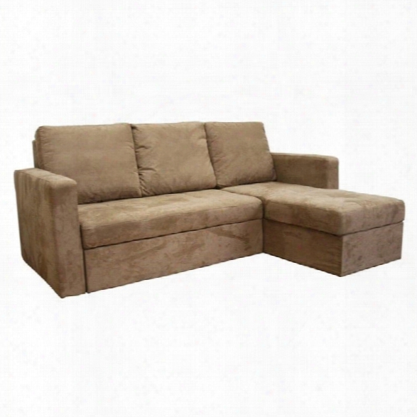 Linden Convertible Sectional Sofa In Tan