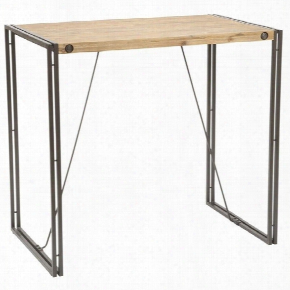 Moe's Brooklyn Bar Table In Dark Brown