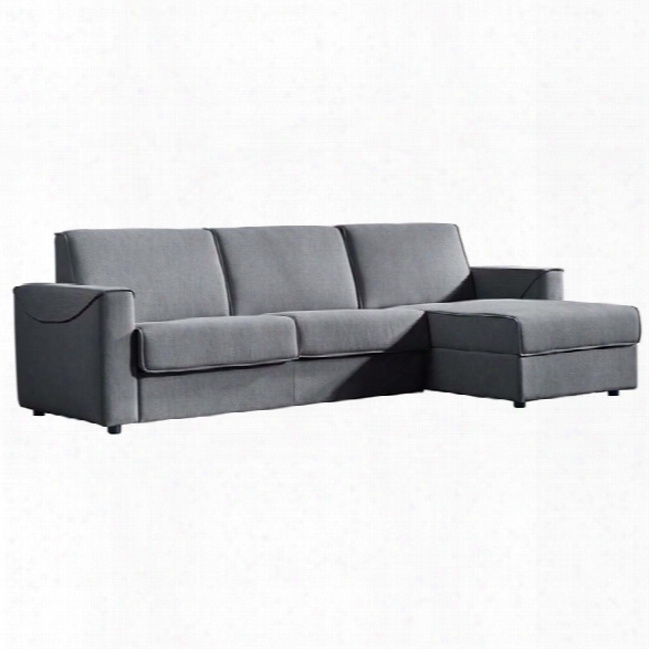 Moe's Chill Right Facing Storage Sleeper Sectional In Gray