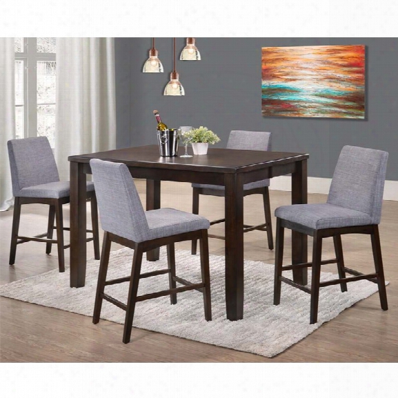 Picket House Furnishings Pyke 5 Piece Counter Height Dining Set