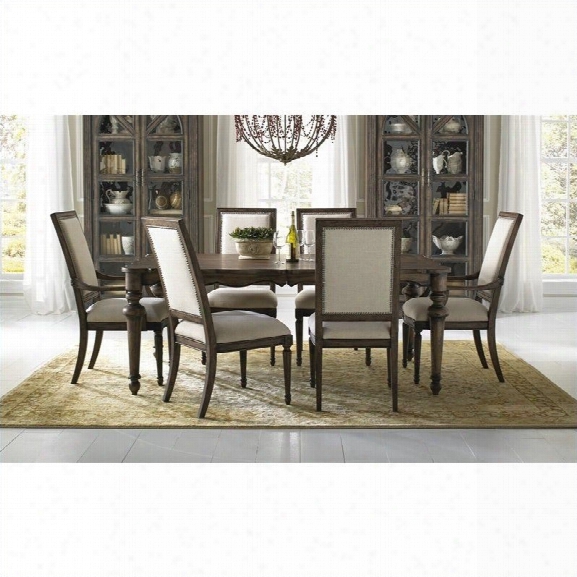 Pulaski Accentrics Home Lucia Leg Table And Chairs 7 Pc Set