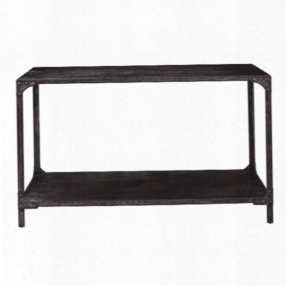 Pulaski Maywood Industrial Pub Table In Black