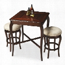 Butler Specialty Plantation Cherry Pub Table in Dark Brown