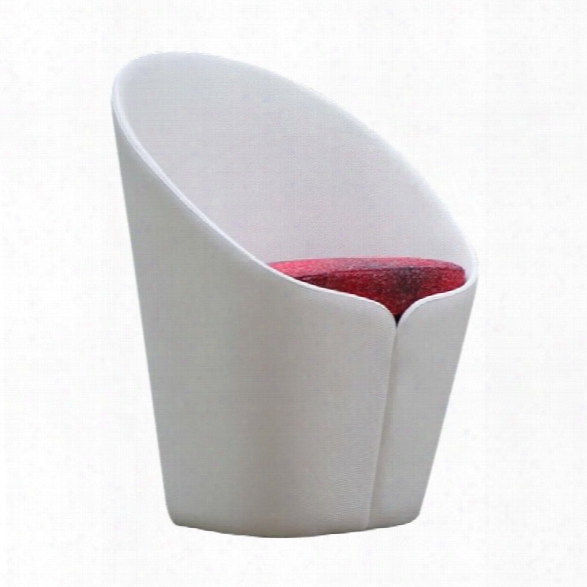 Vifah Butterfly Modern Accent Chair In White