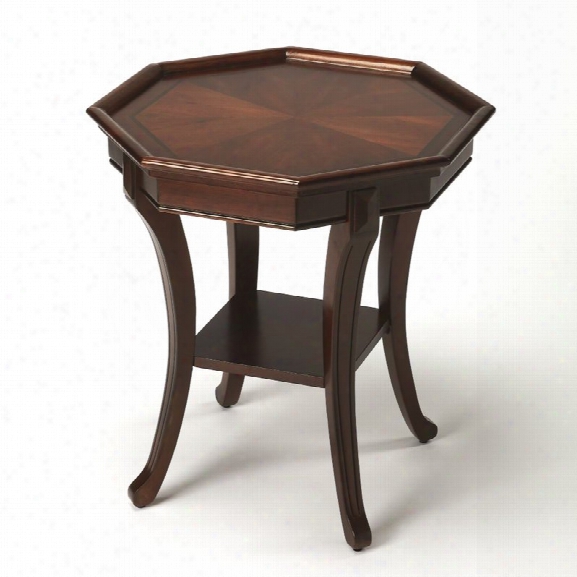 Butler Specialty Plantation Cherry Kingston End Table In Dark Brown