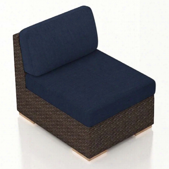 Harmonia Living Arden Armless Patio Chair In Spectrum Indigo