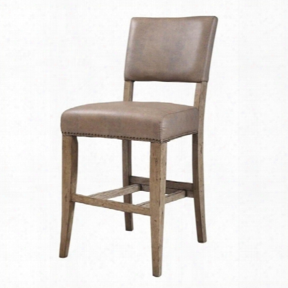 Hillsdale Charleston 26 Parson Counter Stool In Brown (set Of 2)