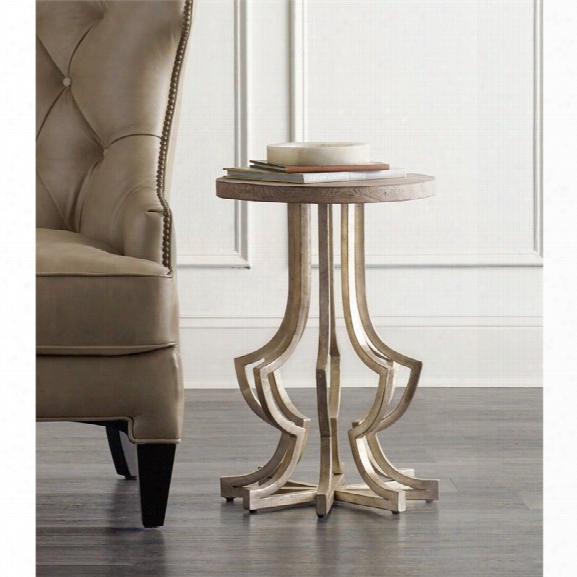 Hooker Furniture Metal Accent Table In Gold