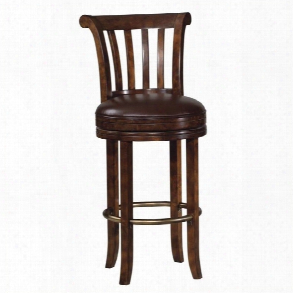 Howard Miller Ithaca 30 Swivel Bar Stool In Cherry