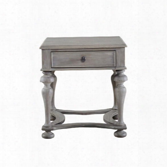 Universalf Urniture Curated Andover End Table In Graystone