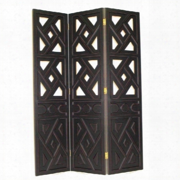 Wayborn Wiindmill Room Divider In Antique Black