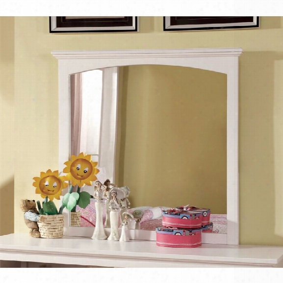 Furniture Of America Hailey Transitional Mirror In White