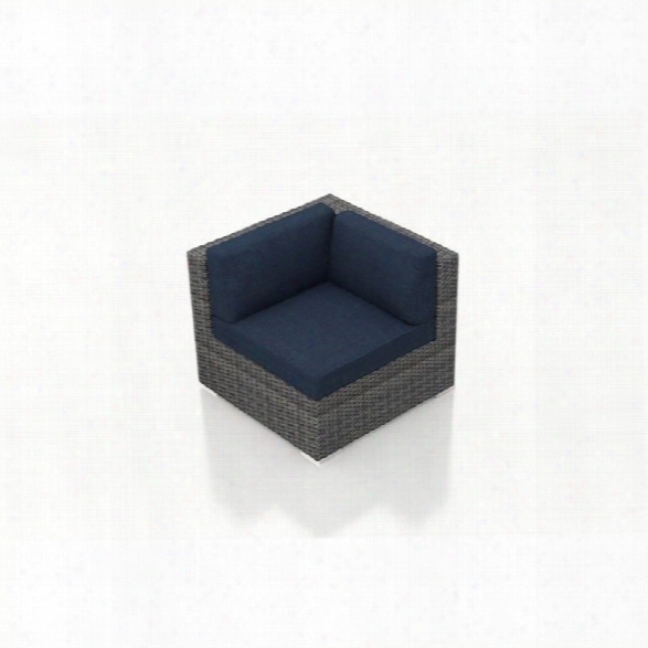 Harmonia Living District Patio Corner Chair In Spectrum Indigo