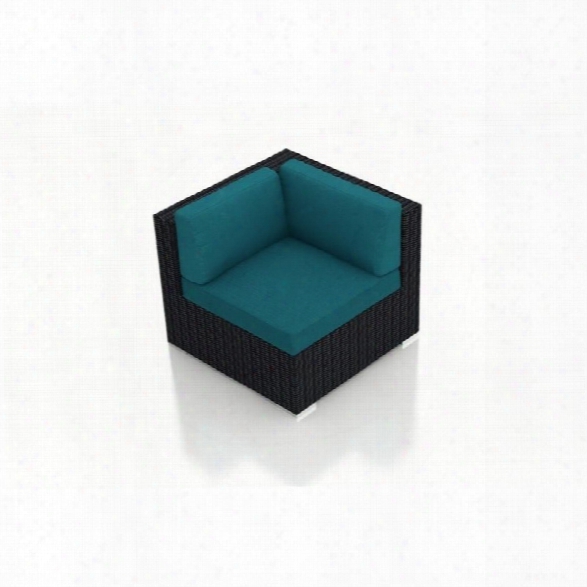 Harmonia Living Urbana Patio Corner Chair In Spectrum Peacock