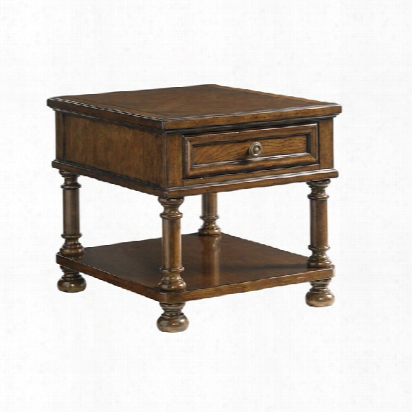 Lexingt On Coventry Hills Stonington End Table In Autumn Brown