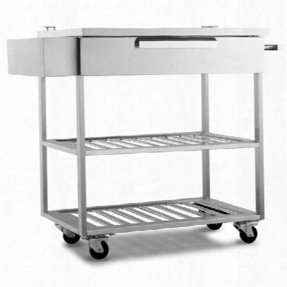 Newage Outdoor Kitchen Bar Cart In Stainless Steel Classic