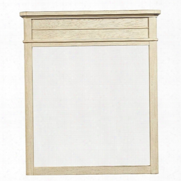 Stone & Leigh Driftwood Park Mirror In Vanilla Oak