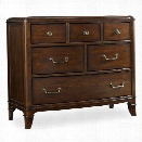 Hooker Furniture Palisade 6-Drawer Bachelor's Chest in Walnut