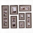 Uttermost Massena Photo Frame Collage in Antiqued Silver (Set of 7)