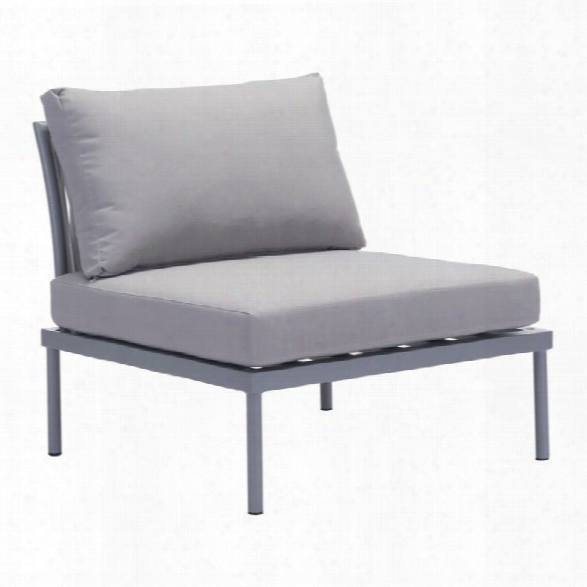 Zuo Sand Beach Outdoor Chair In Gray