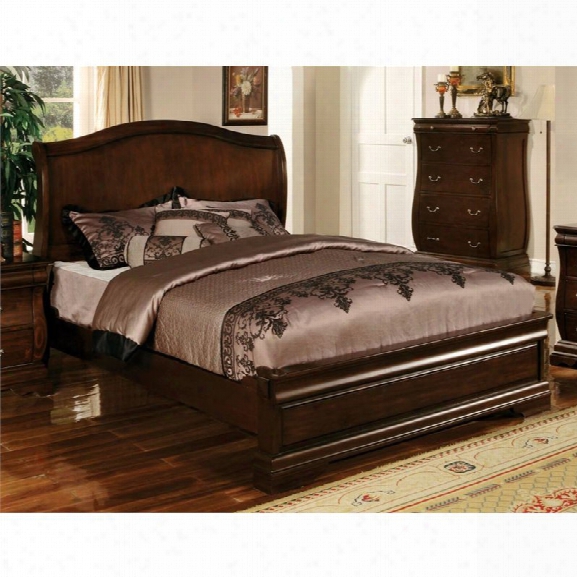 Furniture Of America Adhammer California King Platform Bed In Walnut