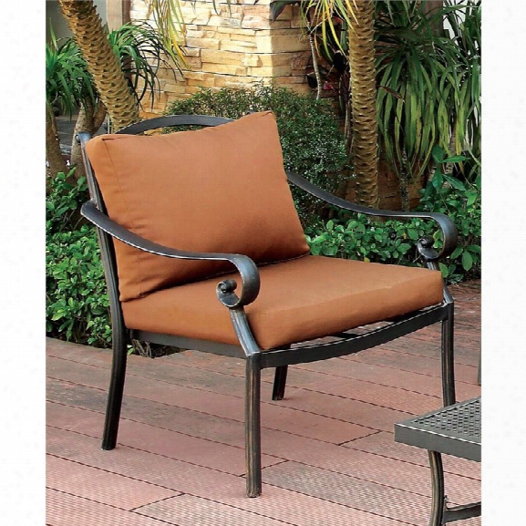 Furniture Of America Camille Modern Patio Chair In Black