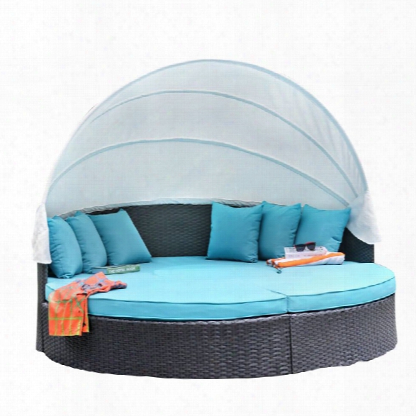 Furniture Of America Fairentell Outdoor Daybed In Turquoise