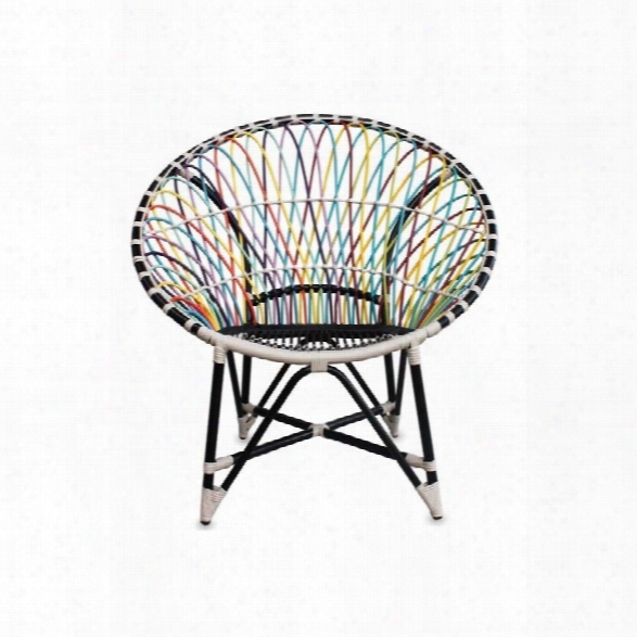 Harmonia Living Mandala Patio Chair In Trance Pattern