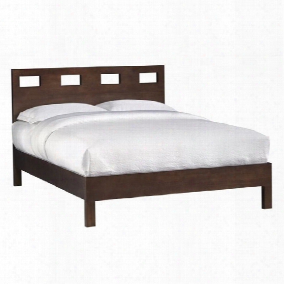 Modus Furniture Riva Platform Bed In Chocolate Brown-full
