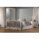 Hillsdale Ruby King Poster Bed in Textured White