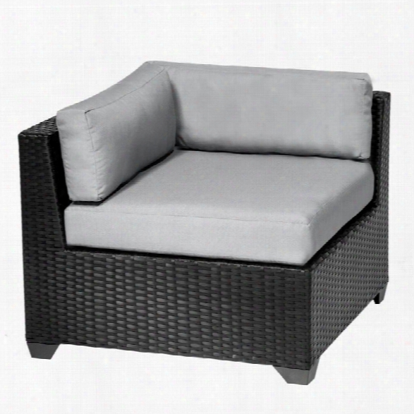 Tkc Belle Corner Patio Chair In Gray (set Of 2)