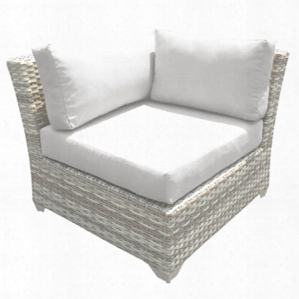 Tkc Fairmont Corrner Patio Chair In White