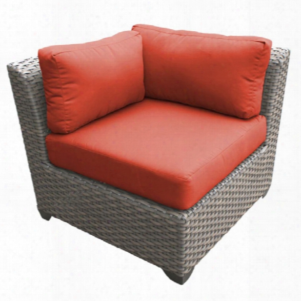 Tkc Florence Corner Patio Chair In Orange