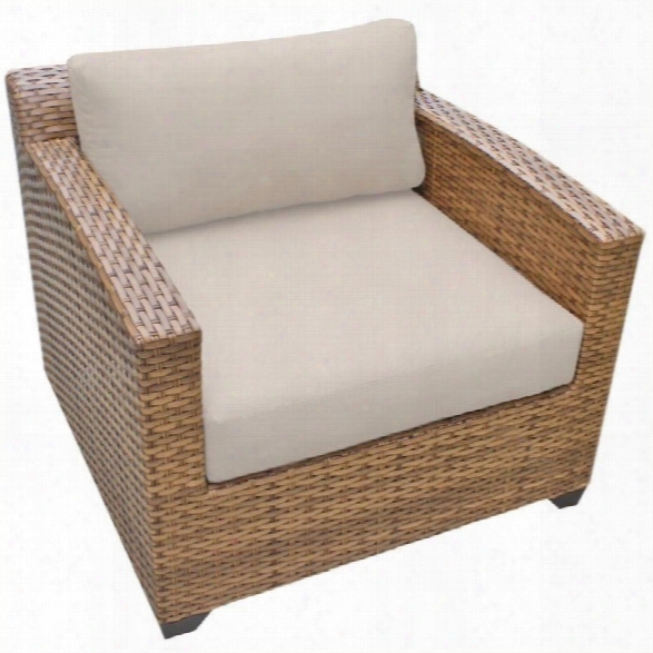 Tkc Laguna Outdoor Wicker Club Chair In Beige