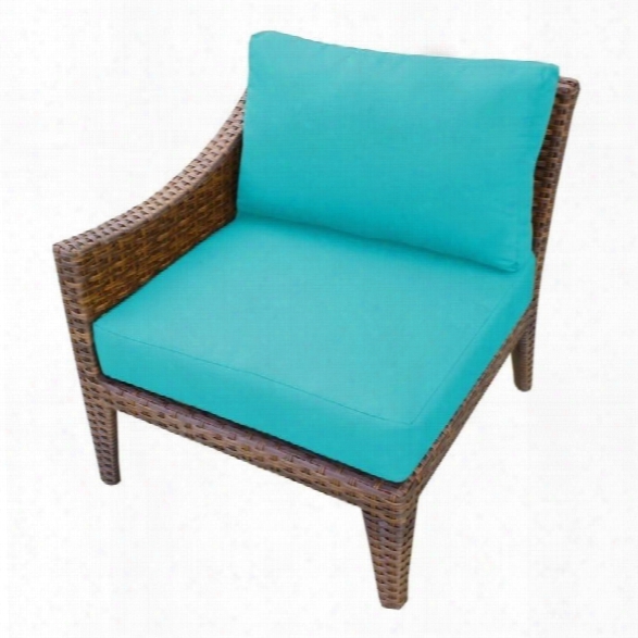 Tkc Manhattan Right Arm Outdoor Wicker Chair In Aruba